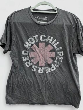 Bravado Gray Red Hot Chili Peppers Graphic Tee